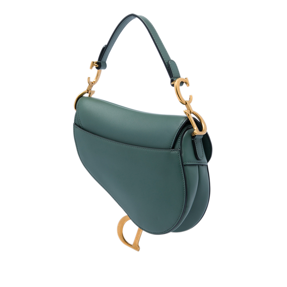 Pre-Loved Dior Mini Smooth Calfskin Saddle Bag - Picture 2 of 5